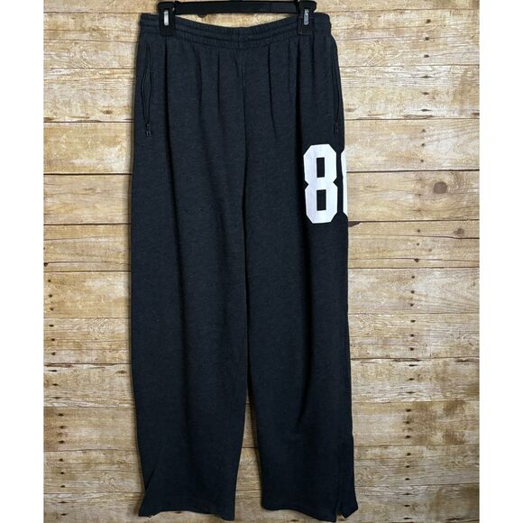 PINK VICTORIA SECRET PULL ON LOOSE FIT ATHLEISURE LOUNGE EVERYDAY WEAR PANTS LRG - Picture 3 of 7